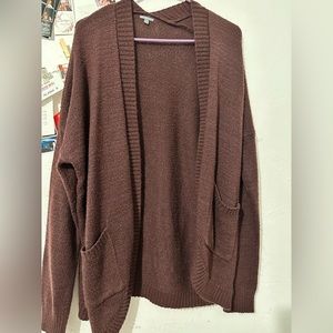 Dark purple cardigan